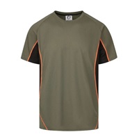 Κοντομάνικο Μπλουζάκι Toxotis T-Shirt Quick Dry Olive Green/Black/Orange ΝS06