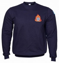 Μπλούζα Φούτερ Πυροσβεστικής Survivors Με Κέντημα & Λάστιχο 100% Βαμβακερό 00533