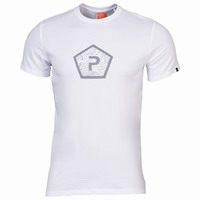 Μπλουζάκι Κοντομάνικο T-Shirt Pentagon Shape White K09012-PS-00 Μπλουζάκι Κοντομάνικο T-Shirt Pentagon Shape White K09012-PS-00