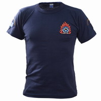 Μπλουζάκι Μακό T-Shirt Surviovrs Με Κέντημα Πυροσβεστικής Blue 00791