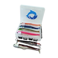 Combo Set 6pcs Soul Loures Ocean Ruler Σιλικόνες  Με Κλέφτη 6tmx CO.LURE1