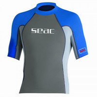 Παιδικό Κοντομάνικο Μπλουζάκι Με Προστασία UV+40 Seac Sub Raa Short Evo Kid Blue/Grey 1550003003213