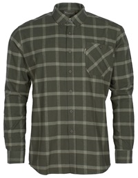 Πουκάμισο Pinewood Varnamo Flannel Shirt D.Green/Green 5009-124