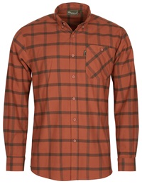 Πουκάμισο Pinewood Varnamo Flannel Shirt Terracota/SuedeBr 5009-806 Πουκάμισο Pinewood Varnamo Flannel Shirt Terracota/SuedeBr 5009-806