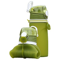 Παγούρι Aναδιπλoύμενο Alpin Medical Grade Silicone Olive 0.550lt S5-550 Παγούρι Aναδιπλoύμενο Alpin Medical Grade Silicone Olive 0.550lt S5-550