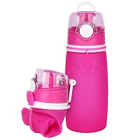 Παγούρι Aναδιπλoύμενο Alpin Medical Grade Silicone Pink 0.550lt S5-550 Παγούρι Aναδιπλoύμενο Alpin Medical Grade Silicone Pink 0.550lt S5-550