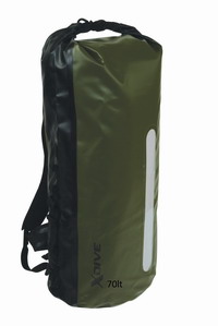 Σάκος Στεγανός Με Ιμάντες Πλάτης X-Dive Carrier 70L Black/Olive 65303 Σάκος Στεγανός Με Ιμάντες Πλάτης X-Dive Carrier 70L Black/Olive 65303