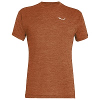 Tεχνικό Μπλουζάκι T-Shirt Salewa Puez Melange Dry M S/S Bombay Brown Melange 26537-7246
