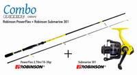 Σετ Combo Spinning Robinson PowerFlex 2,70m 10-30gr+Robinson Submarine 301 CO00SPI2-1