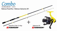 Σετ Combo Spinning Robinson PowerFlex 2,70m 15-45gr+Robinson Submarine 301 CO00SPI2-2 Σετ Combo Spinning Robinson PowerFlex 2,70m 15-45gr+Robinson Submarine 301 CO00SPI2-2