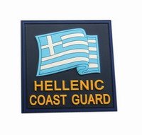 Σήμα Λιμενικού Survivors Σημαία Hellenic Coast Guard 3D 00337