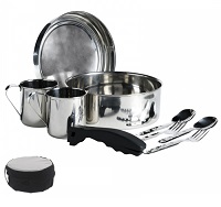 Σετ Μαγειρέματος 2 Ατόμων Laken Stainless Steel Camping Set 2 Persons (8820FN) 8-15-643 Σετ Μαγειρέματος 2 Ατόμων Laken Stainless Steel Camping Set 2 Persons (8820FN) 8-15-643
