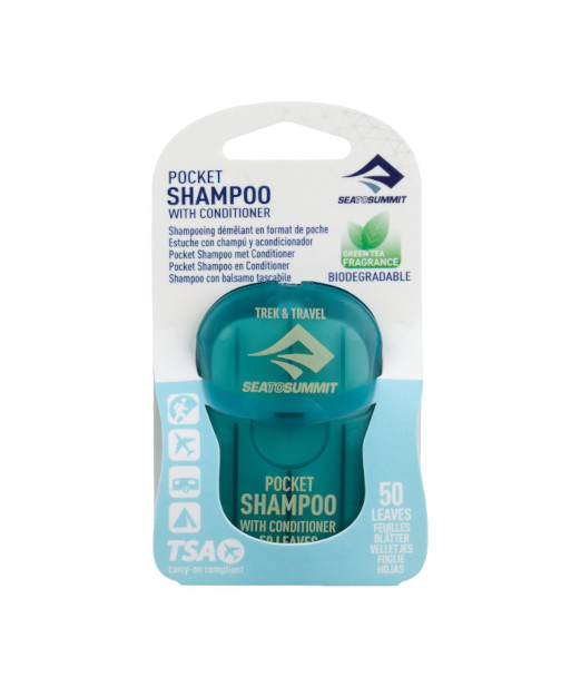 TREK & TRAVEL POCKET CONDITIONING SHAMPOO 50 LEAF ΣΑΜΠΟΥΑΝ ΣΕ ΜΟΡΦΗ ΦΥΛΛΩΝ