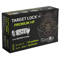 Φυσίγγια Δράμια Gorilla Target Lockgx Premium With Buffer & Wad 10Βολο Magnum GOR00137