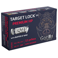 Φυσίγγια Δράμια Gorilla Target Lockgx Premium With Buffer & Wad 12Βολο Semi Magnum GOR00140