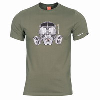 Κοντομάνικο Μπλουζάκι Pentagon T-Shirt Gas Mask Olive K09012-GM-06