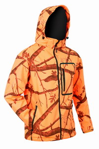 Τζάκετ Αδιάβροχο Softshell Toxotis Camo Orange 1007C
