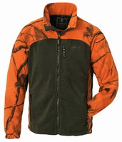 Ζακέτα Fleece Pinewood Fleece Jacket Oviken AP Blaze/Hunting Green 8761-932